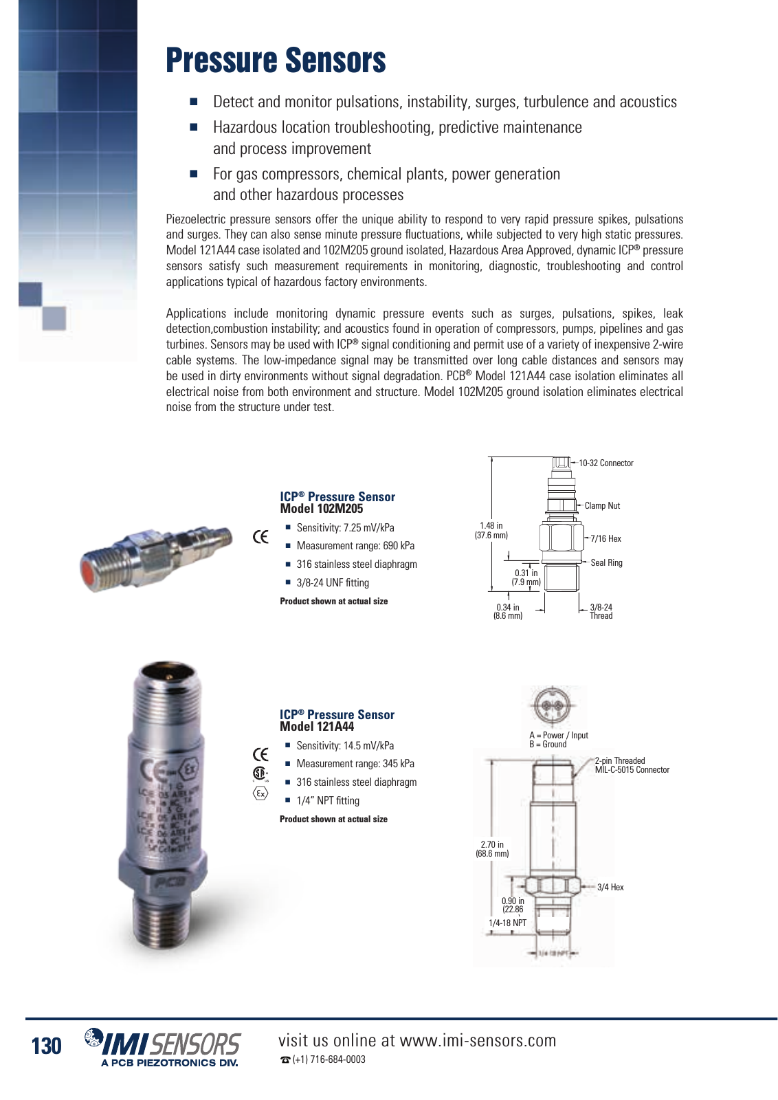 Vorschau IMI Industrial Vibration Sensors Katalog Seite 133