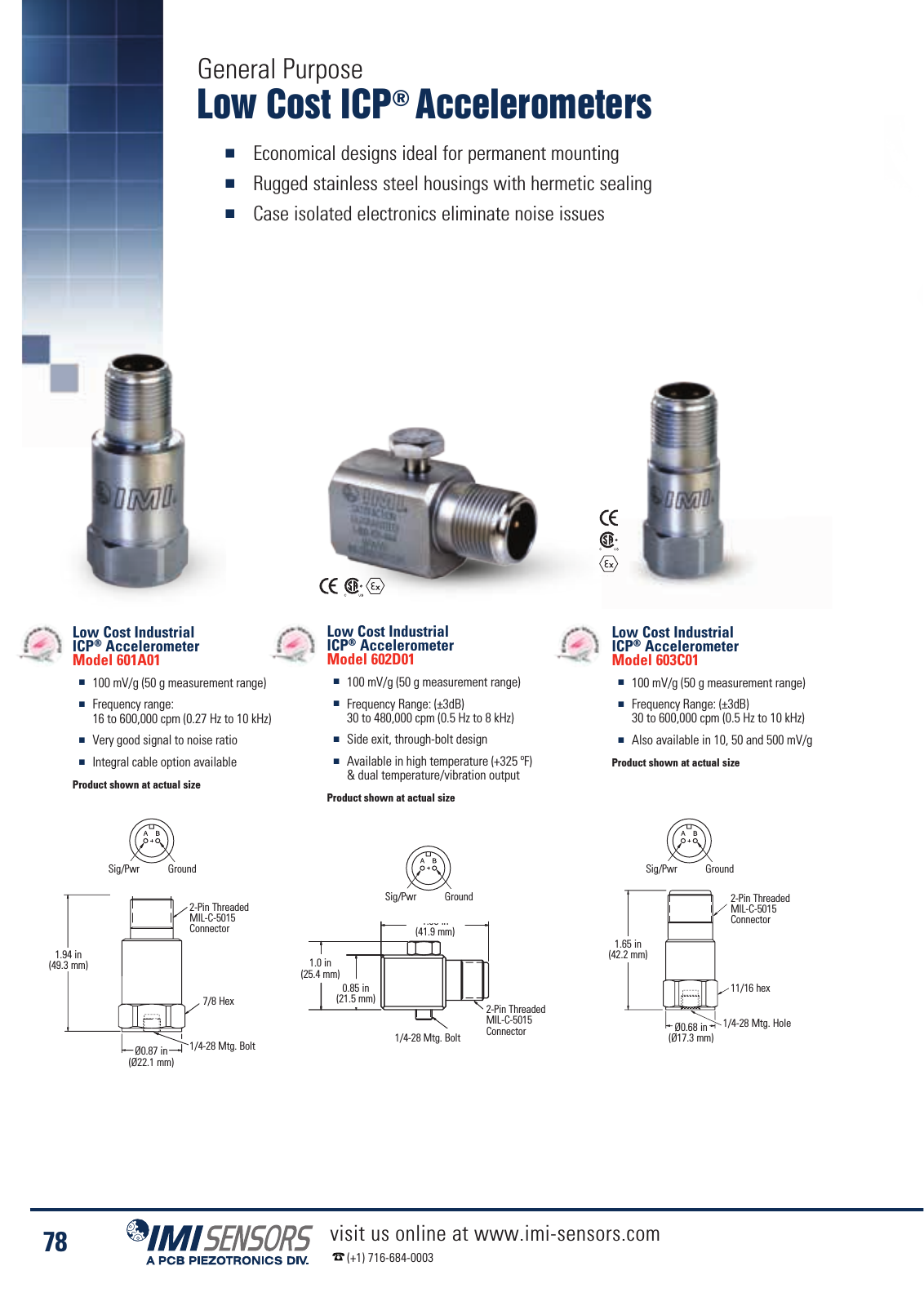Vorschau IMI Industrial Vibration Sensors Katalog Seite 81
