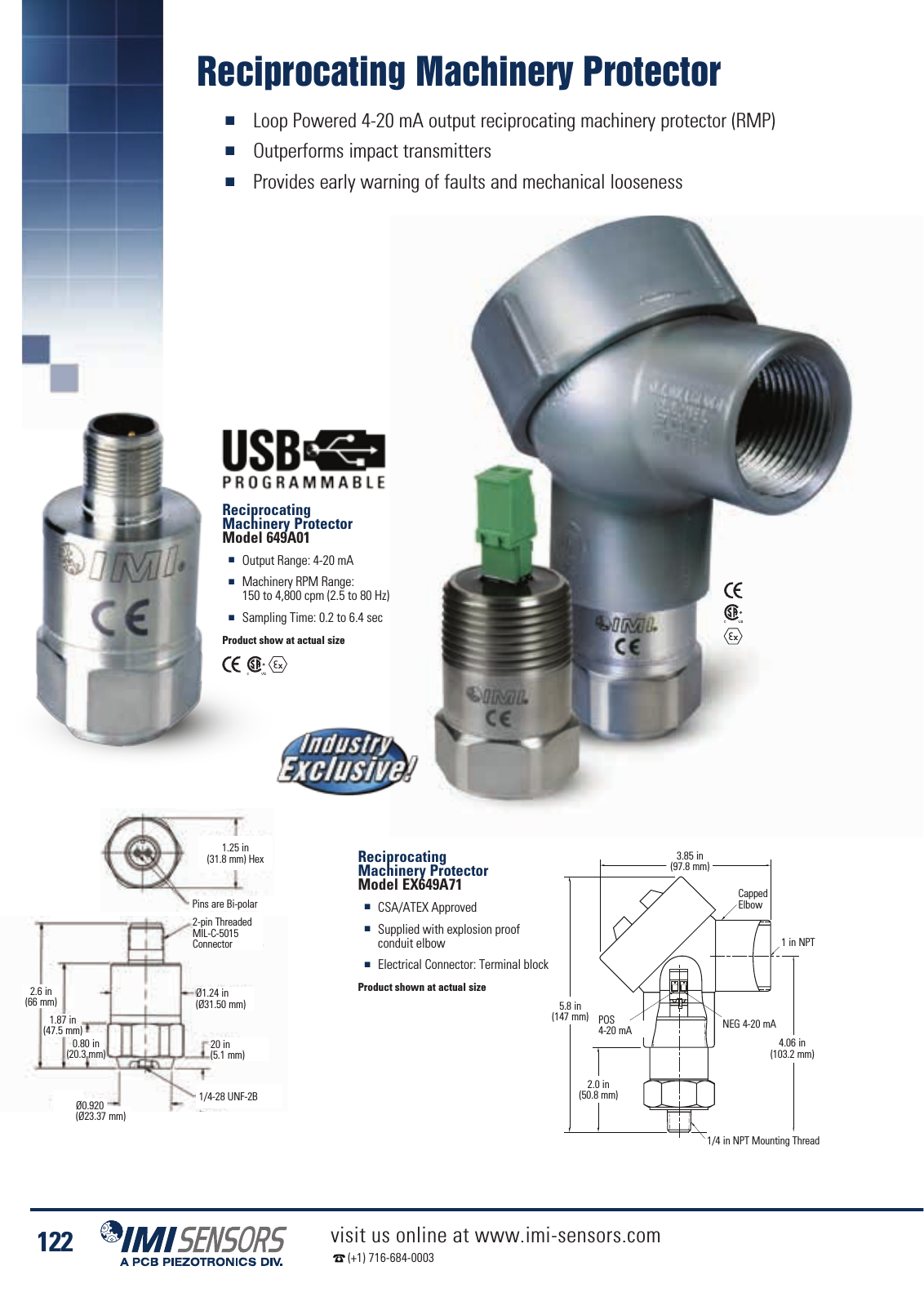 Vorschau IMI Industrial Vibration Sensors Katalog Seite 125
