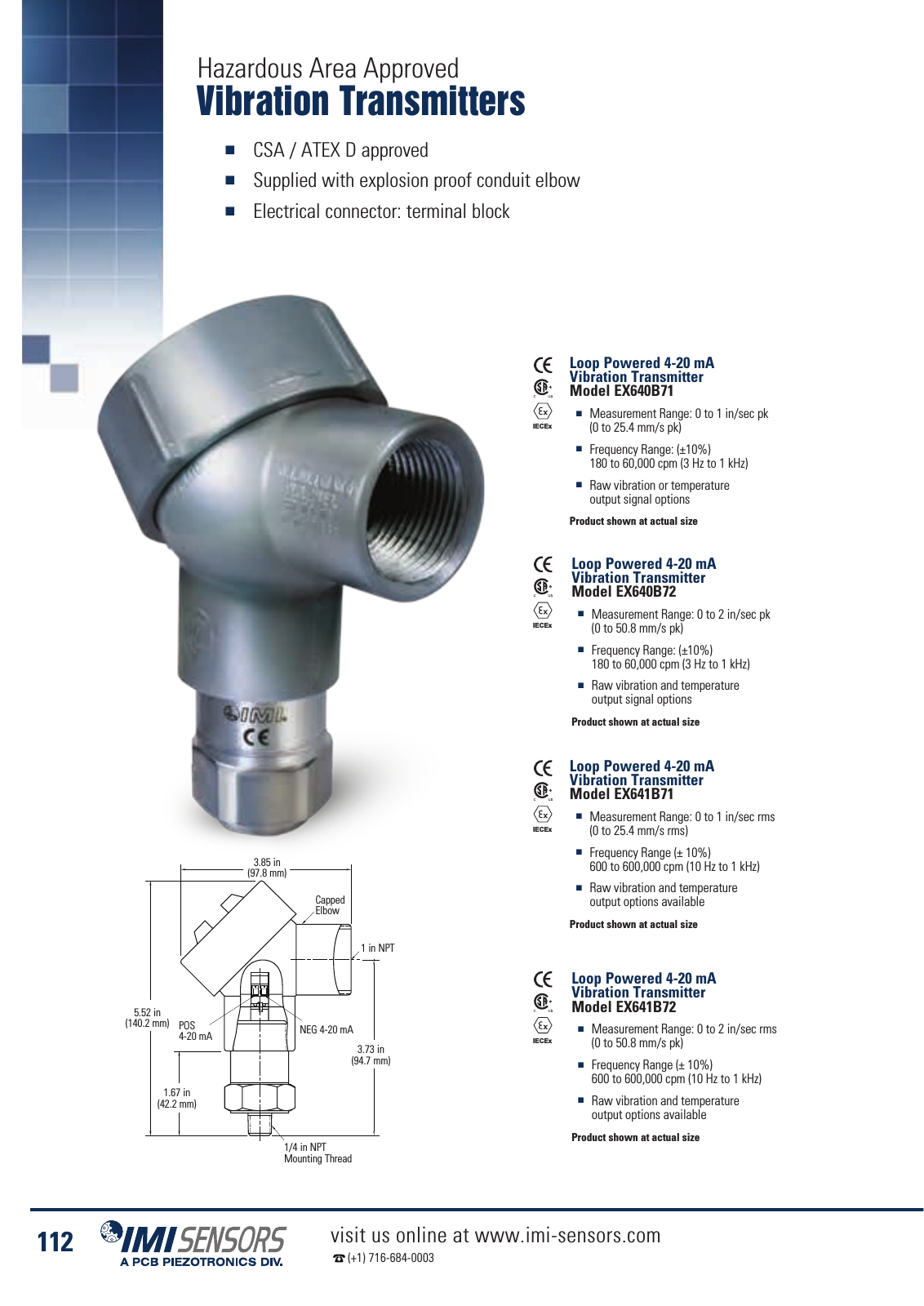 Vorschau IMI Industrial Vibration Sensors Katalog Seite 115