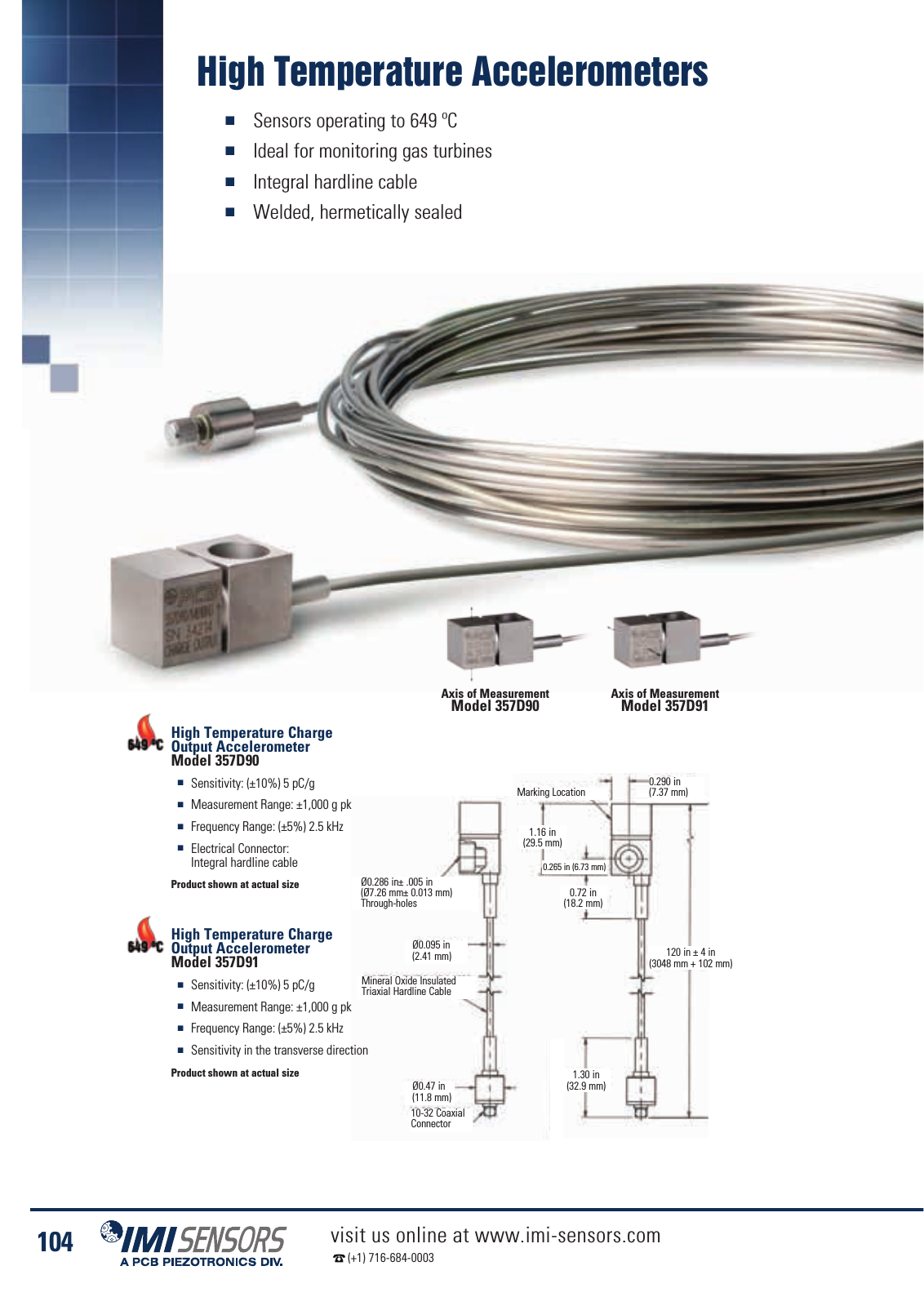 Vorschau IMI Industrial Vibration Sensors Katalog Seite 107