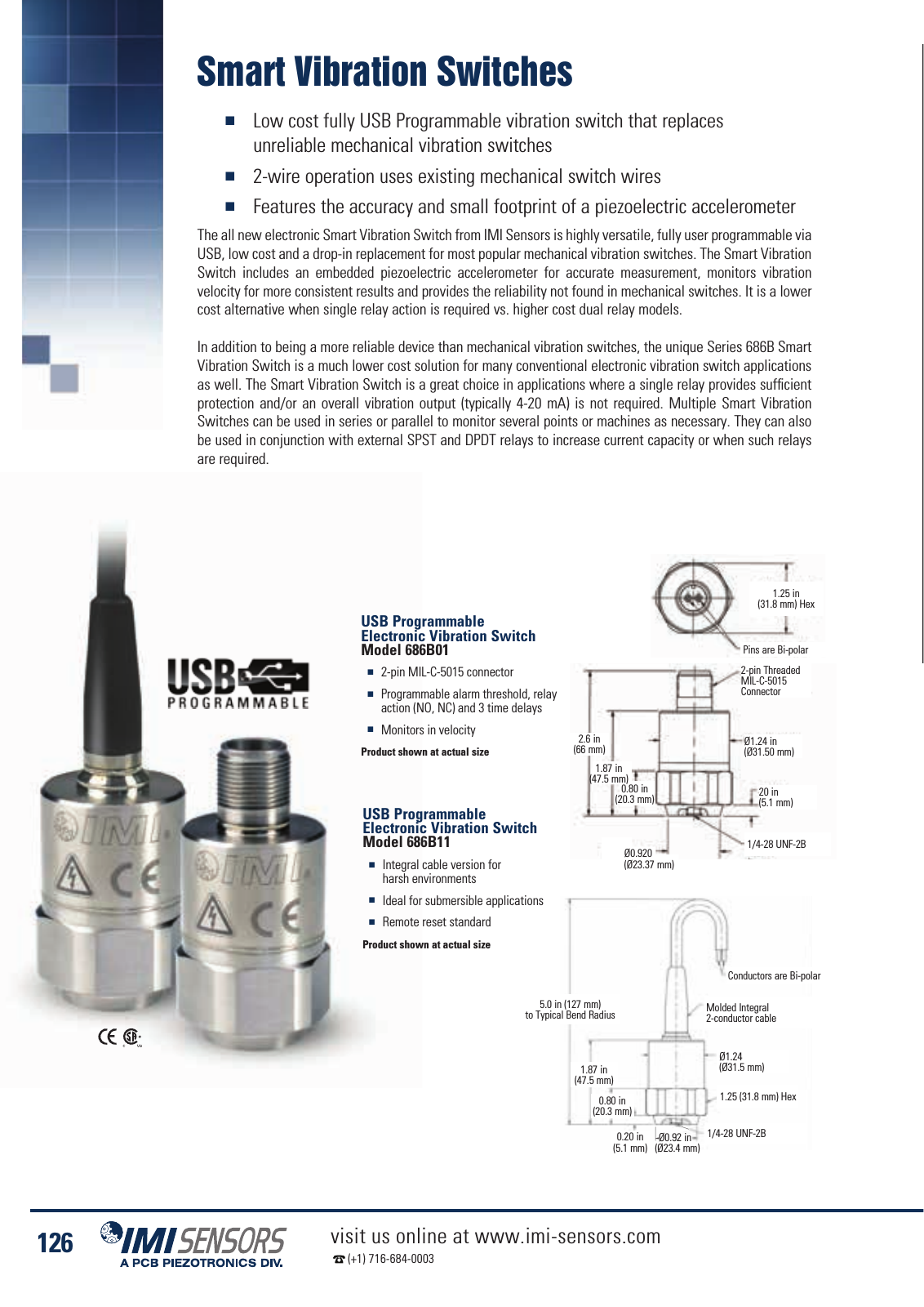 Vorschau IMI Industrial Vibration Sensors Katalog Seite 129