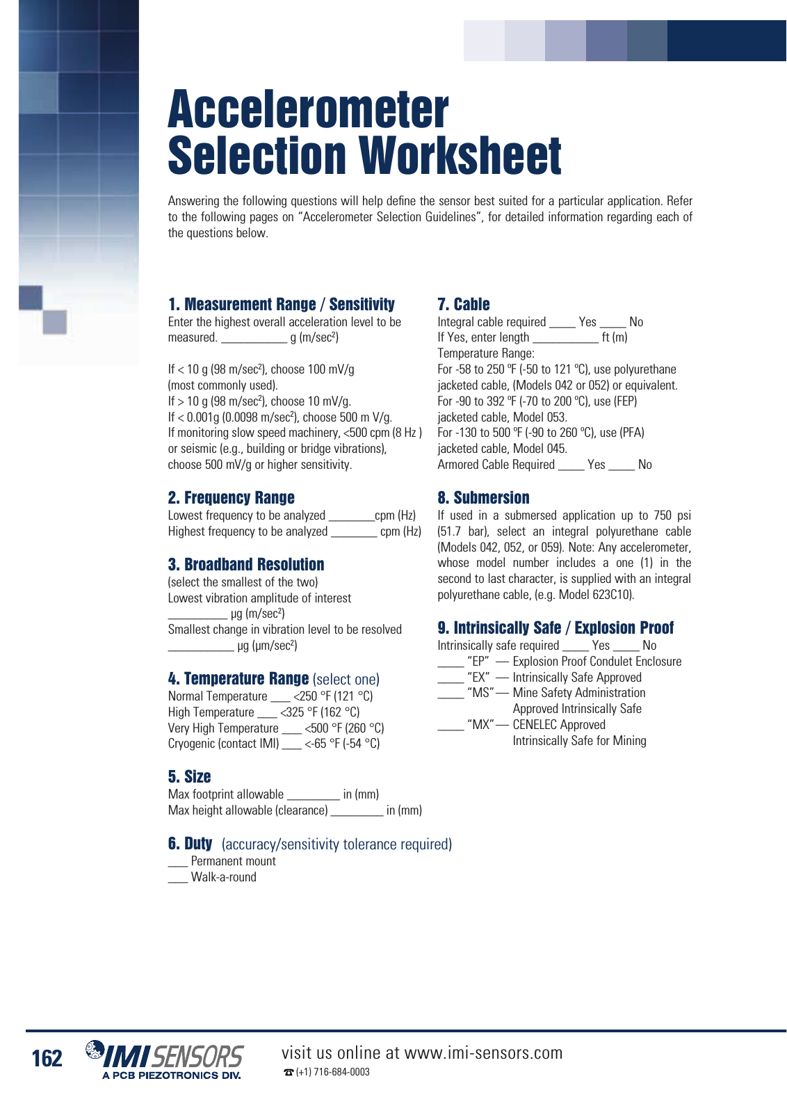 Vorschau IMI Industrial Vibration Sensors Katalog Seite 165